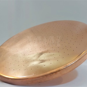 Farmhouse Copper Shower Head - Rustic Round Showerhead