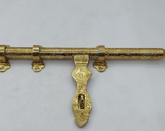 Chiavistello Per Porta Scorrevole, Forgiato A Mano, Per Armadietti, Cancelli, Capannoni, Rustici, Antichi, Mobili In Ferro Battuto, Decorazione Per Credenza, In Metallo Nero - Foto 2