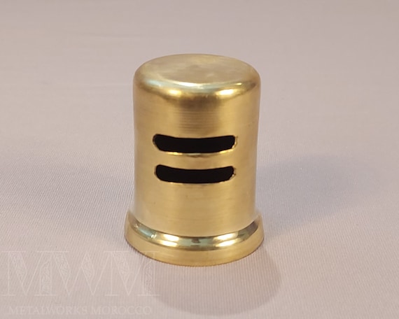 Unlacquered Brass Air Gap Dishwasher Cover - Moroccan Handmade