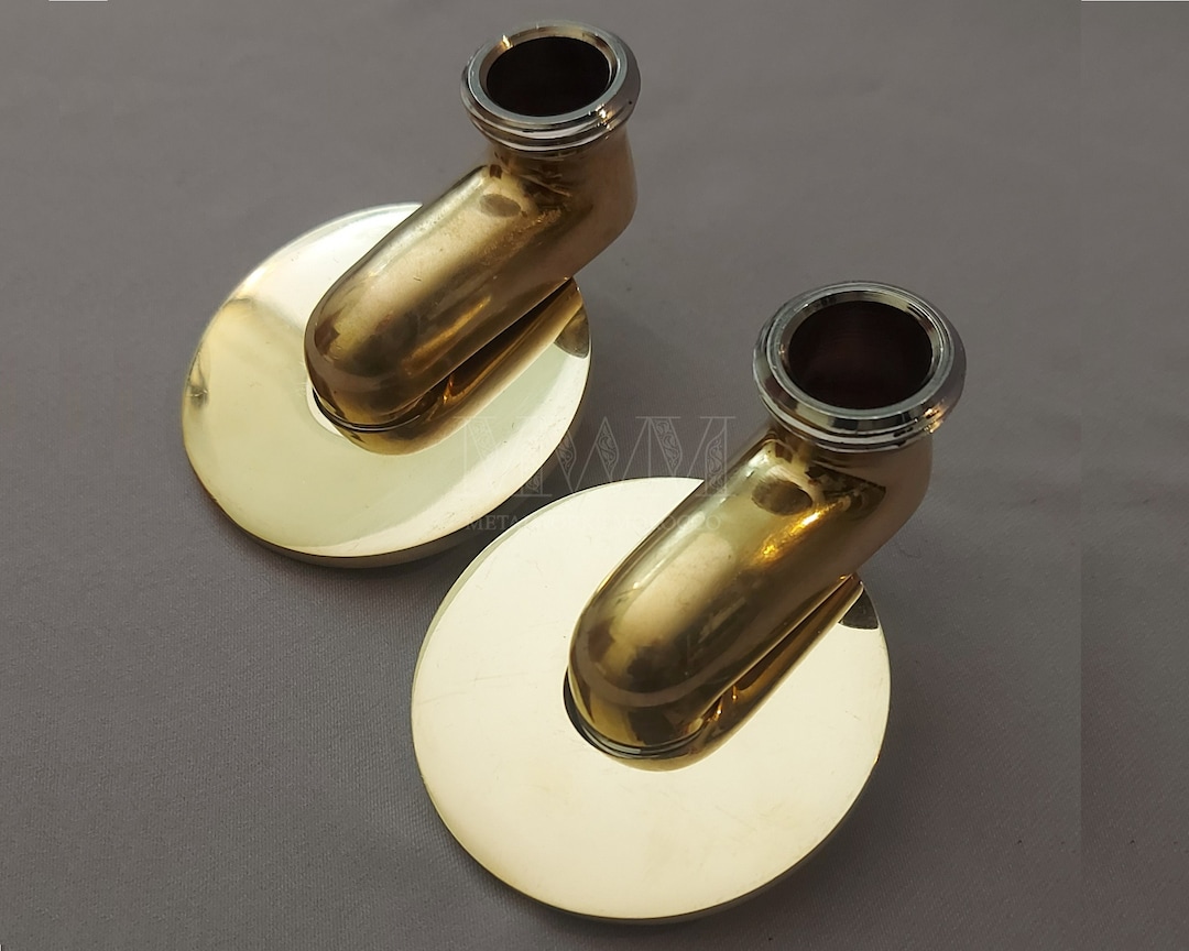 Unlacquered Brass Clawfoot Bathtub Faucet Adjustable Swing Arms Etsy