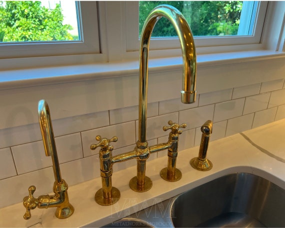 UNLACQUERED BRASS FAUCETS