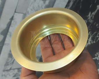 Unlacquered Brass Garbage Disposal Sink Flange - Handmade
