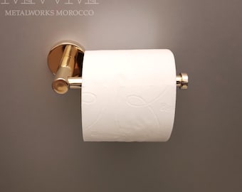 Uncoated Brass Toilet Tissue Holder - Toilet Paper Holder