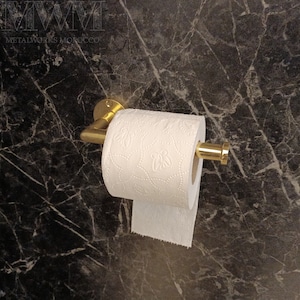 Uncoated Brass Toilet Tissue Holder - Toilet Paper Holder