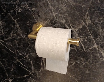 Uncoated Brass Toilet Tissue Holder - Toilet Paper Holder