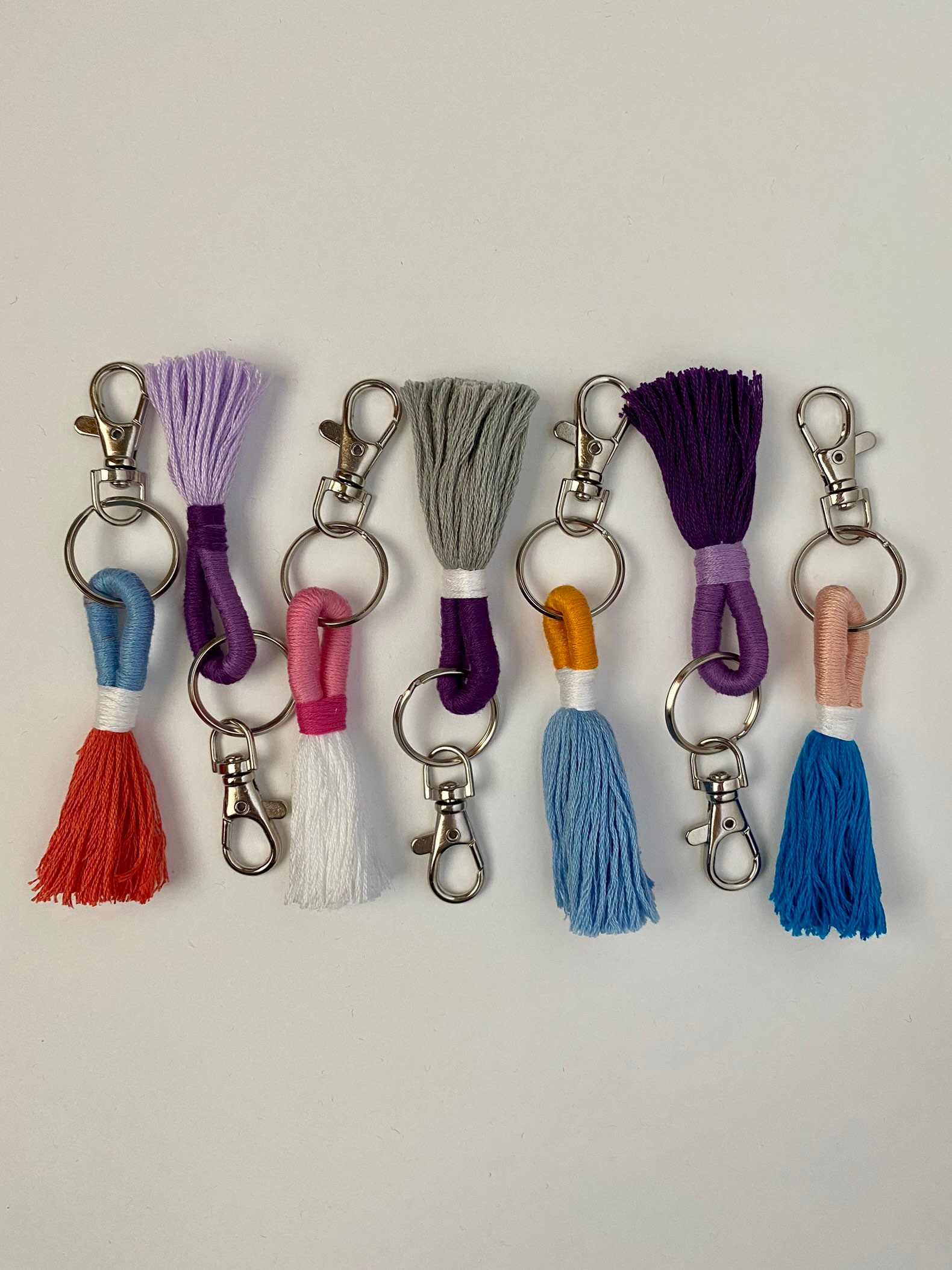 Custom loop embroidery wldfo keychain small personalized  etsy Custom loop embroidery wldfo keychain small personalized  etsy