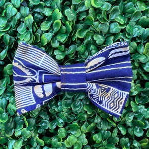 Bowtie set (purple print)
