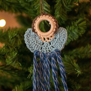 Fringe Angel Boy Ornament, Memorial Angel, Whole Family Ornaments