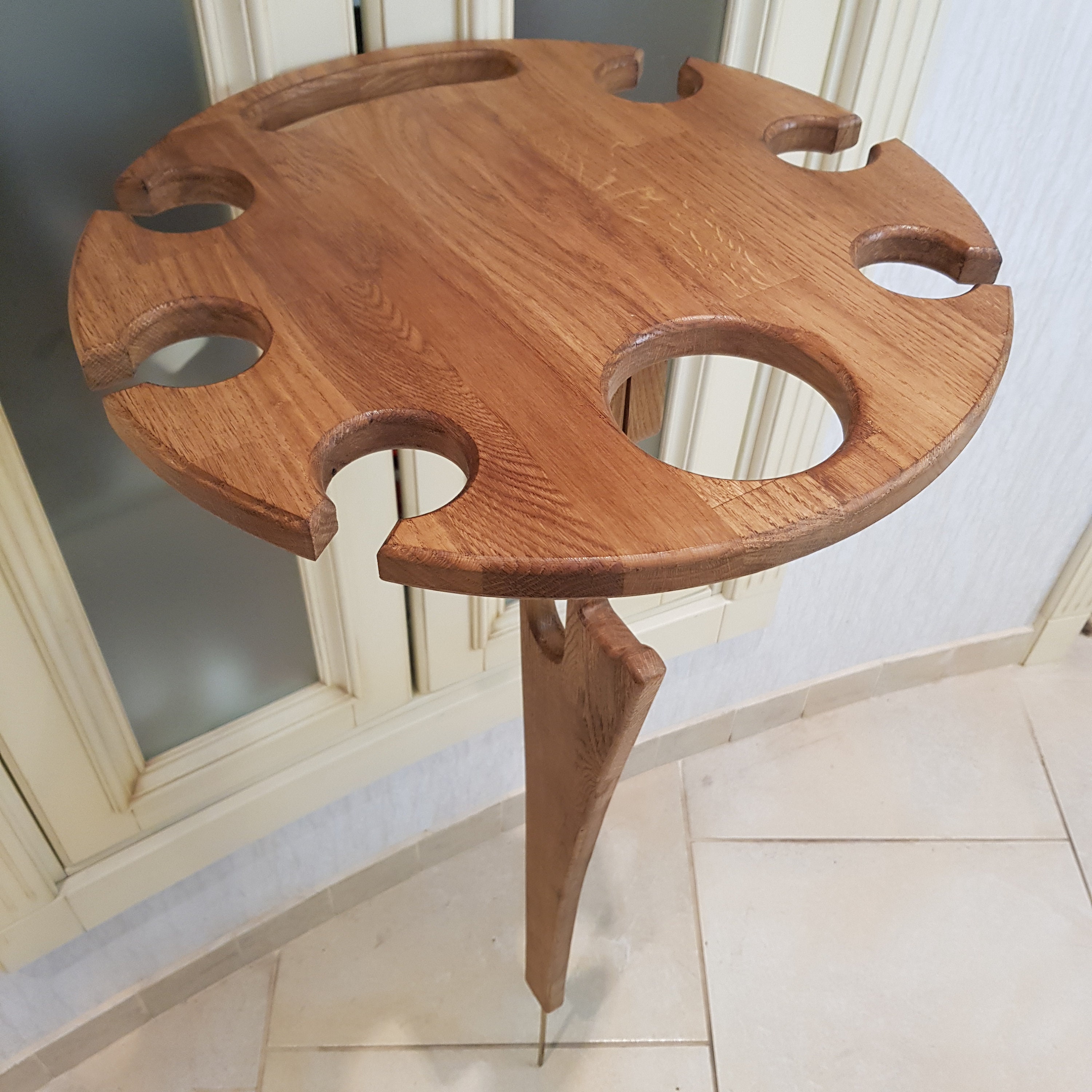 Wood Wine Table Foldable Outdoor Wine Table Picnic Table Wine Etsy