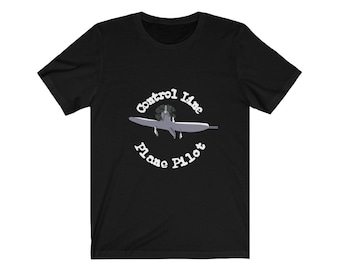 Control line plane - Unisex Jersey Short Sleeve Tee