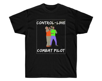 Control Line Combat Pilots - Camiseta de ultra algodón unisex