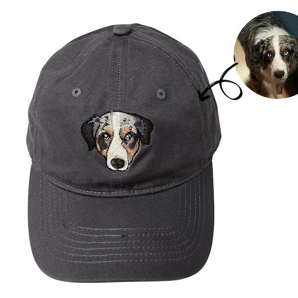 Utilizzando la foto dell'animale domestico Cappello per cani personalizzato Cappello per animali ricamato personalizzato Cappello per gatti personalizzato Cappello per animali personalizzato Cappello per cani Berretto da baseball per cani personalizzato Cappello per mamma cane