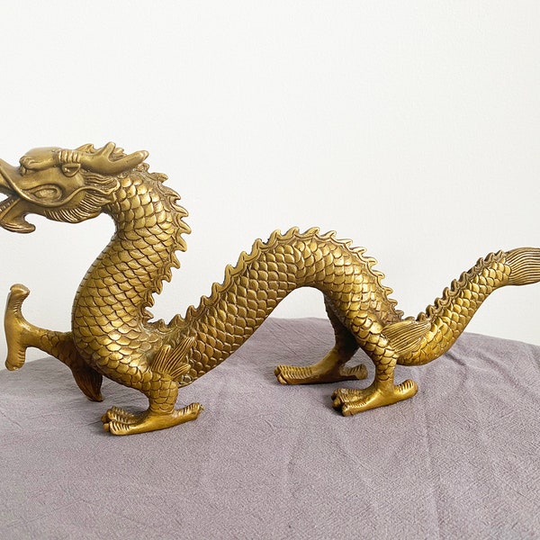 Chinese Dragon Statue Etsy
