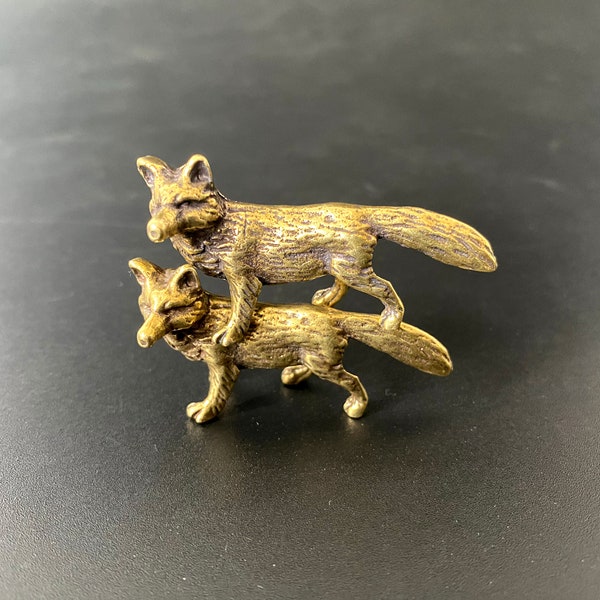 Brass Fox Etsy