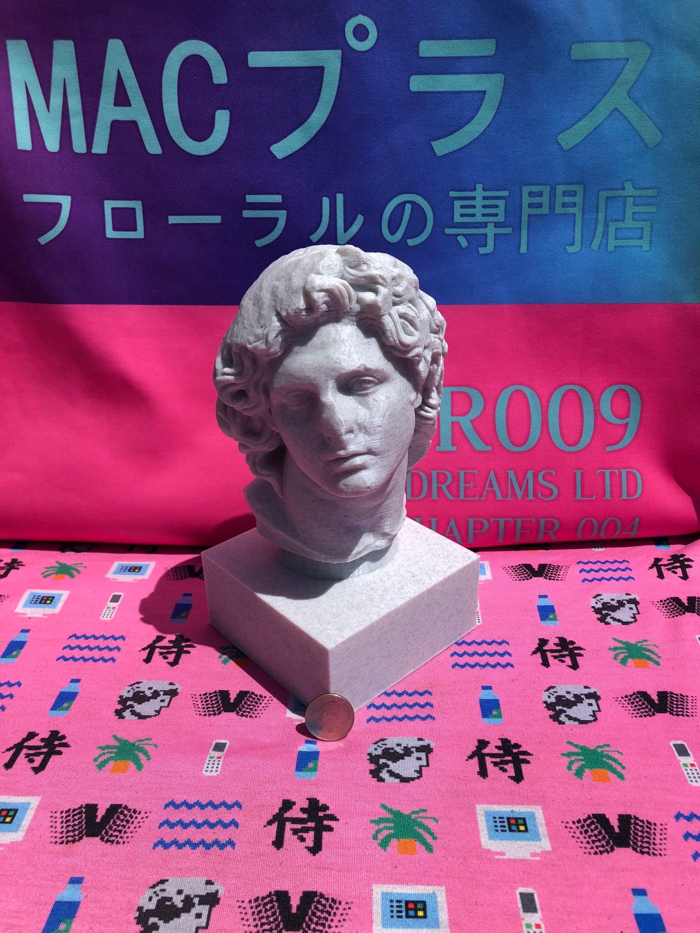 Vaporwave Floral Shoppe Macintosh Plus Helios Bust - Etsy