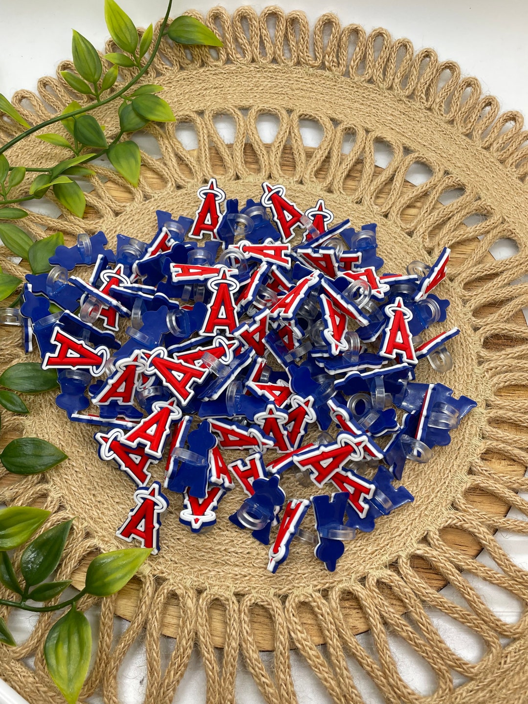 Straw Topper Straw Toppers Bulk Baseball Angel Team Straw Toppers Straw Accessories Toppers