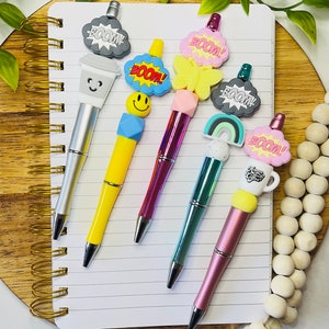 Silicone Beaded Pens, Beaded Pen, Beads, Silicone Beads