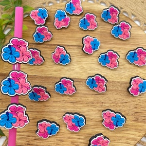 Hawaii Flower Straw Topper | Straw Toppers | Straw Charms | Straw Accessories | Toppers | Charms | Straw Topper