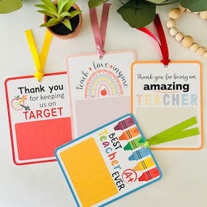 Teacher Appreciation Gift Card Holder