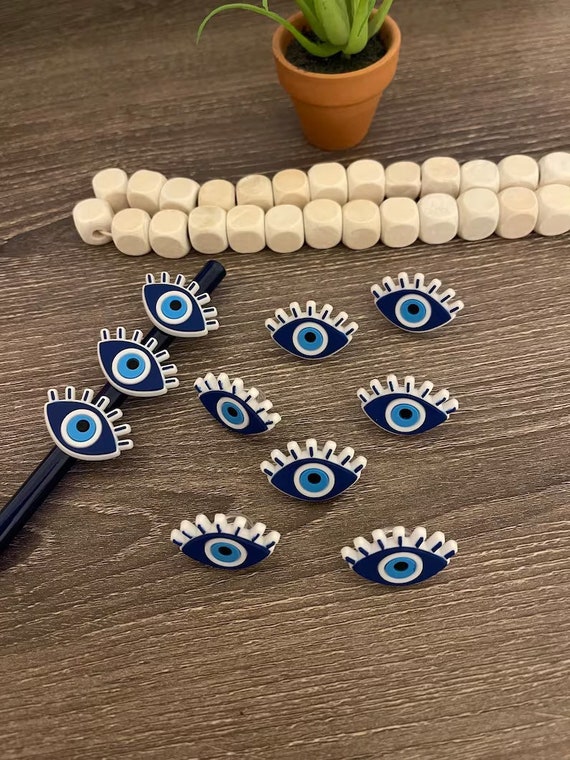 Straw Toppers Evil Eye Straw Topper Bulk Bulk Straw Topper Straw Charms  Charms Bulk Straw Topper 