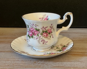 Vintage Royal Albert ladies cup and saucer Lavender Rose.
