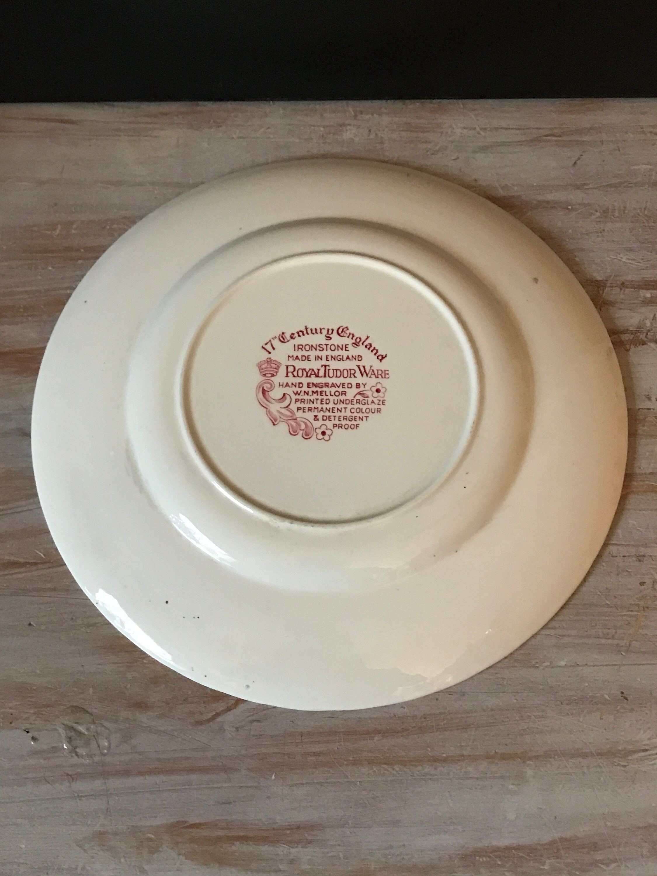 Dinner Plate, Platter 17th Century Ironstone Royal Tudor Ware Etsy