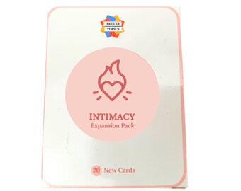 Better Topics Card Game for Couples - EXTENSION DECK