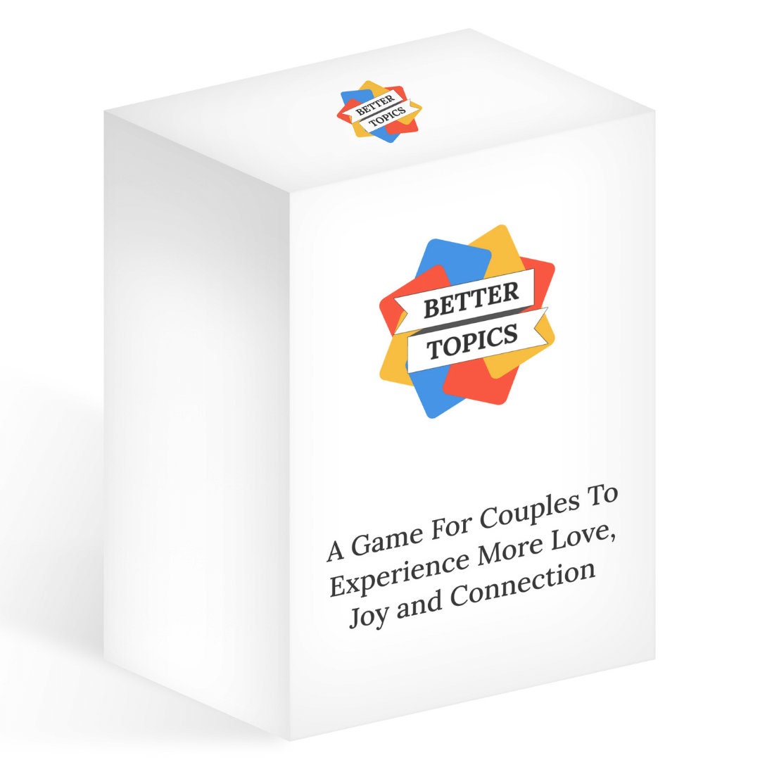 Better Topics Replayable Card Game for Couples Date Night Fun Etsy