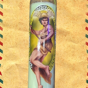 Hermes the Messenger deity candle