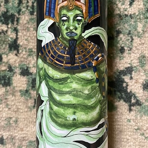 Osiris deity candle