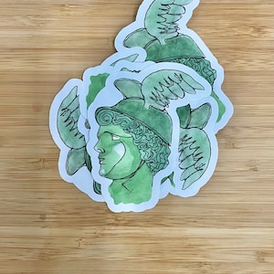 Hermes deity sticker