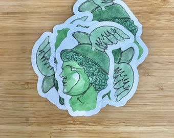 Hermes deity sticker