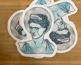 Artemis deity sticker