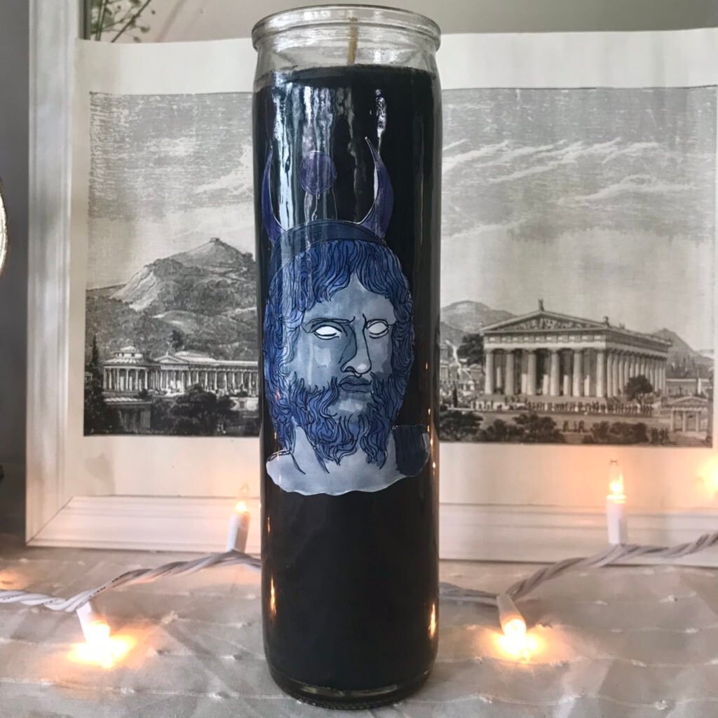 Hades Deity Candle Etsy