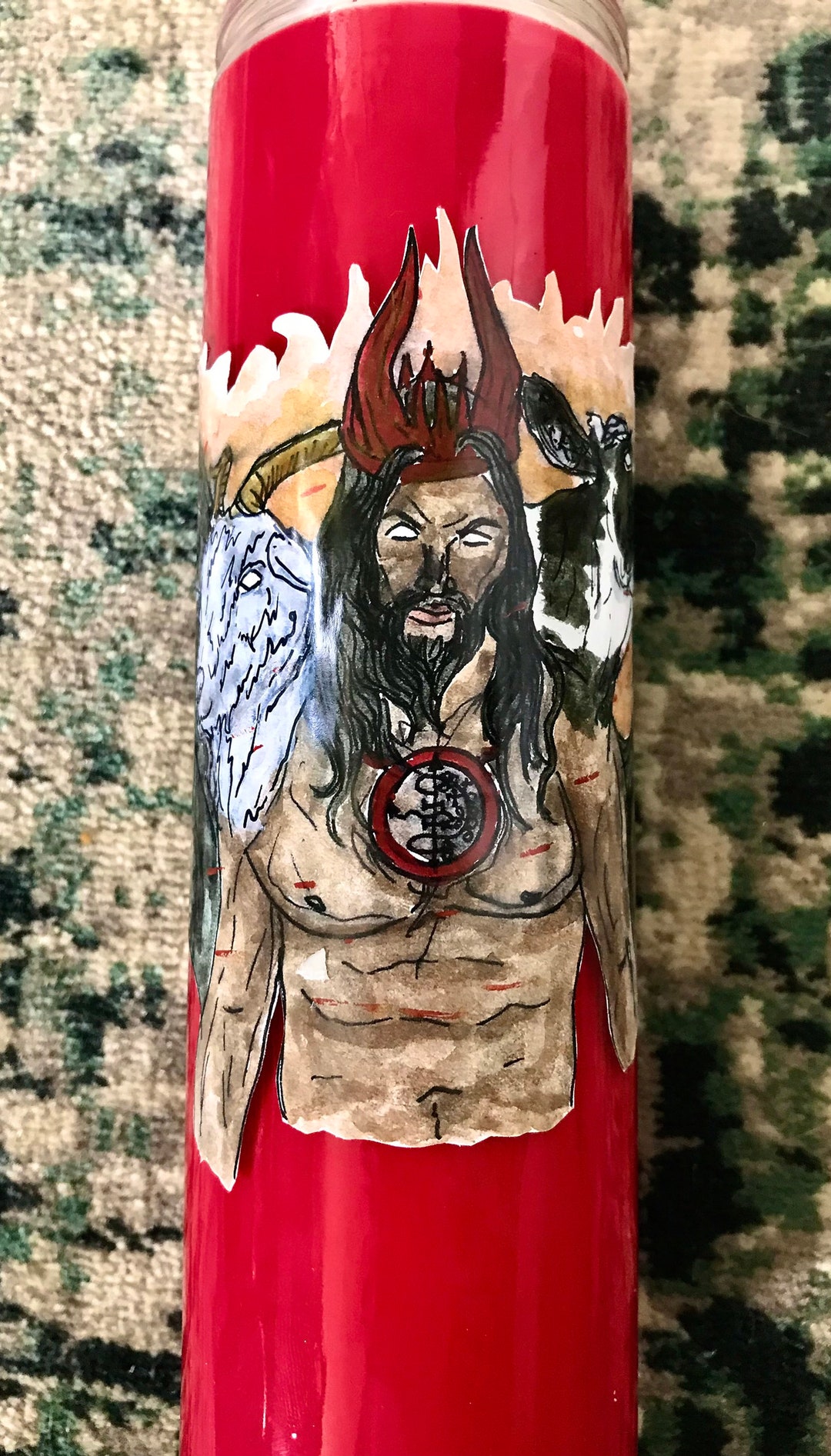 Asmodeus Deity Candle Etsy