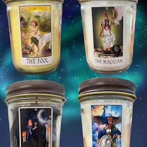 Major Arcana Tarot Candles