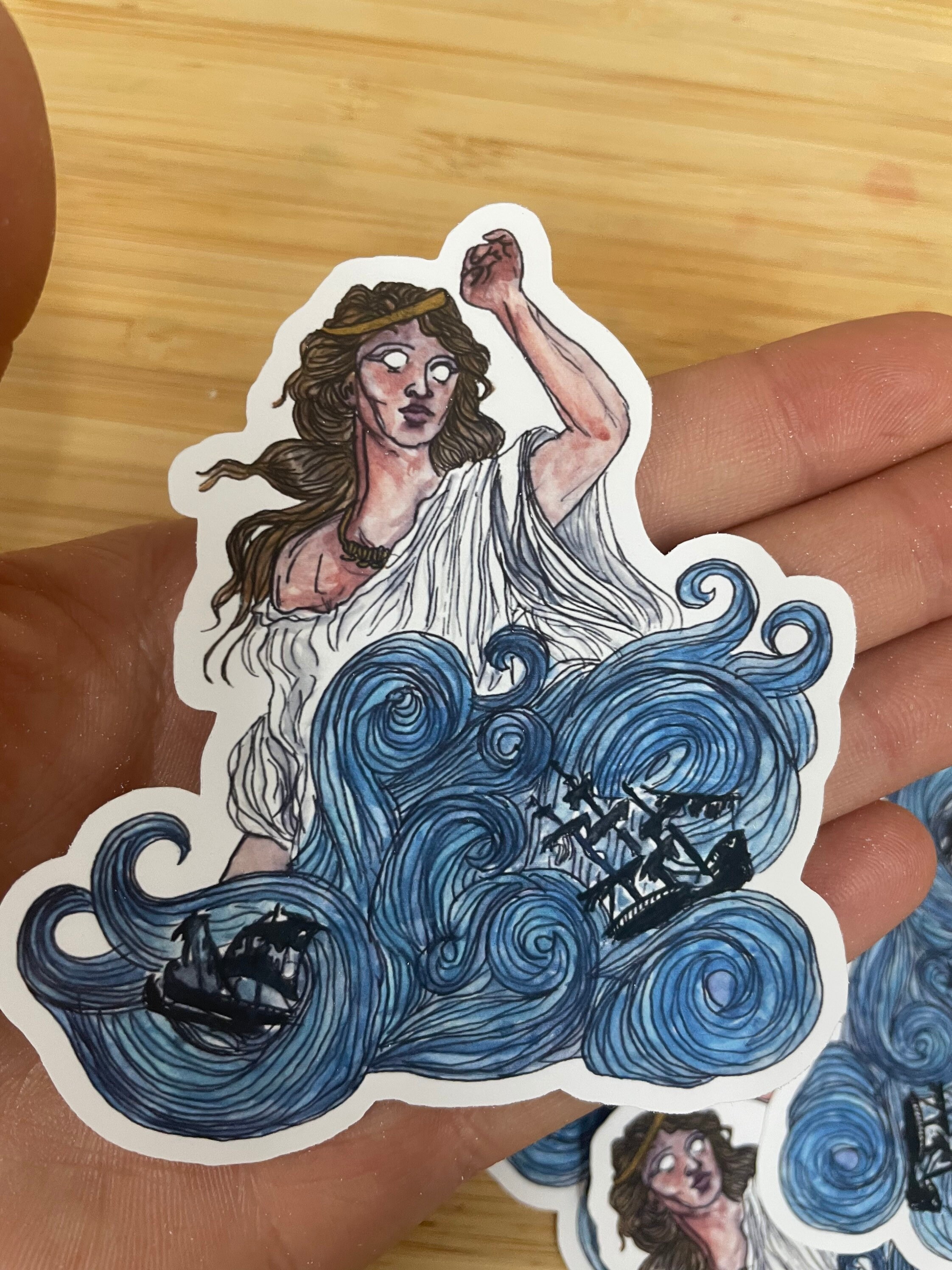Calypso Deity Sticker - Etsy