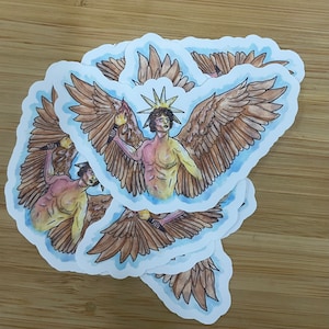 Lucifer Morningstar deity sticker