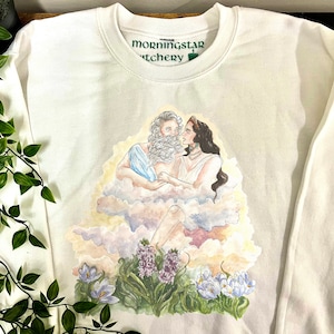 Zeus and Hera’s Theogamia deity crewneck