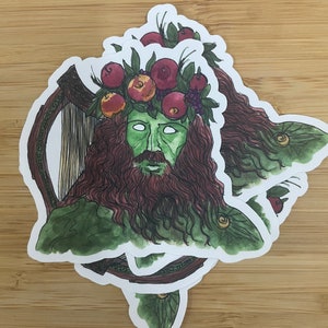 The Dagda deity sticker
