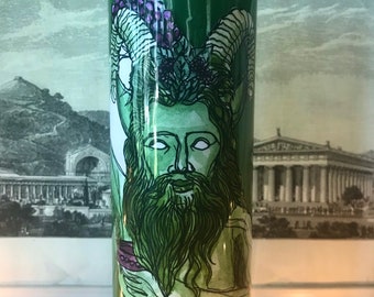 Pan deity candle