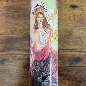 Persephone Remastered (spring green) deity candle