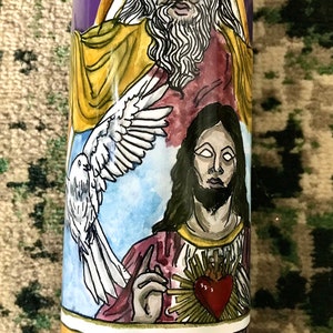 Holy Trinity worship candle