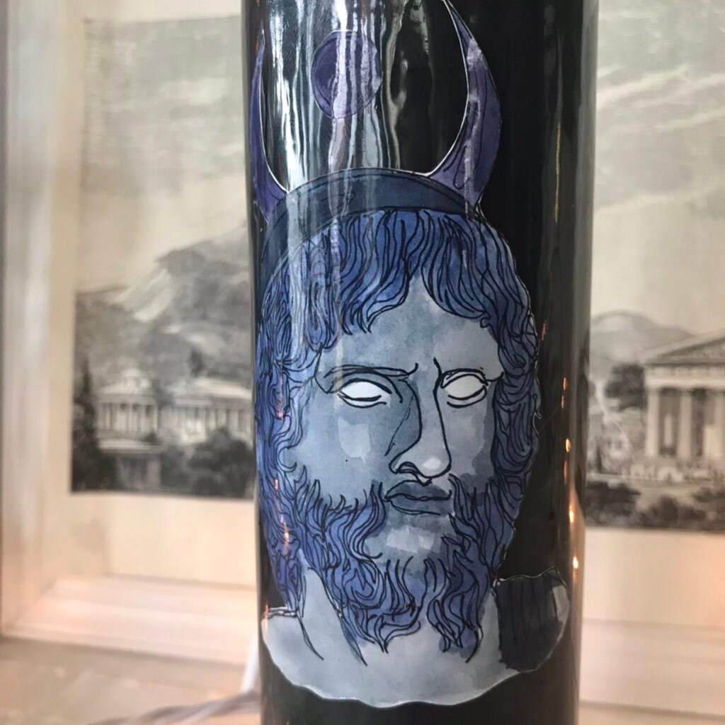 Hades Deity Candle Etsy