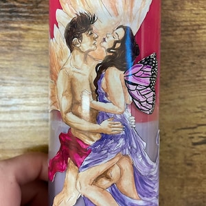 Eros and Psyche deity candle