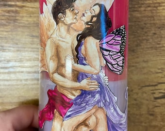 Eros and Psyche deity candle