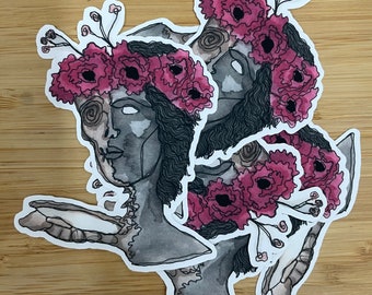 Pegatina de la deidad de Thanatos