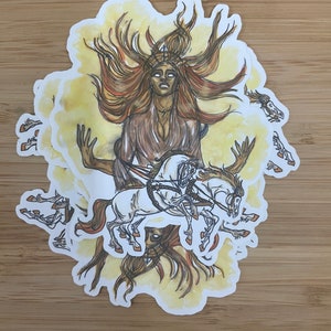 Sunna deity sticker