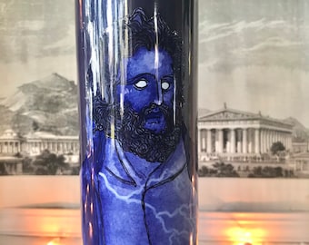 Zeus deity candle