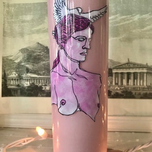 Aphrodite deity candle